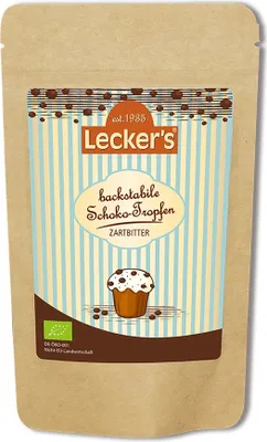 Produktbild von Lecker's   Schokotropfen backstabil Zartbitter 100g