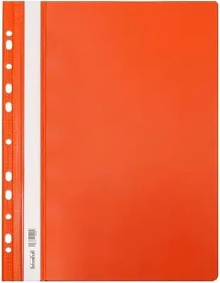 Produktbild von Oranger PVC-Ringordner mit Einsteckhüllen (10 Stück) – Biurfol