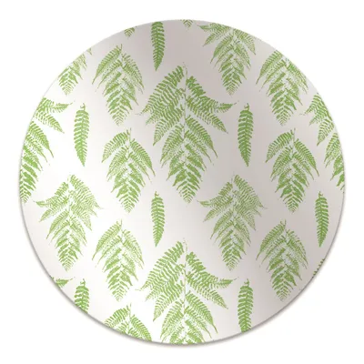 Produktbild von Rundmatte - Stuhlunterlage Bürostuhlunterlage - Rund Ø 100 cm - Bodenmatte - Fußmatte - Farnabdrücke.