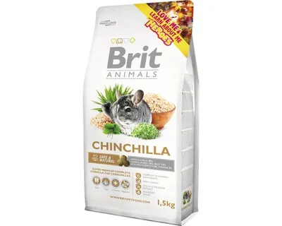 Obrázok produktu pre Krmivo pre činčily Brit Animals Chinchila Complete 1,5 kg