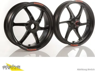 Produktbild von OZ Cattiva Felgen schwarz matt  ZX10R Ninja ZXT00S
