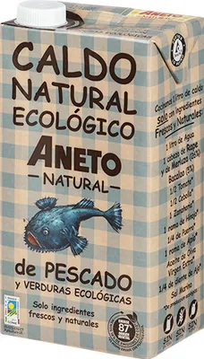 Produktbild von Glutenfreie Fischbrühe Mit -Gemüse In Flüssigform 1 L – Aneto Natural