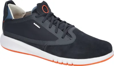 Produktbild von Geox AERANTIS Herrenschuhe - sportliche Halbschuhe - Schnürschuhe blau NEU