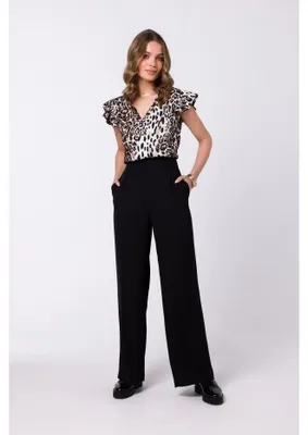 Productafbeelding van Stylove damesbroek, model culottes, Movien S331, zwart, maat S