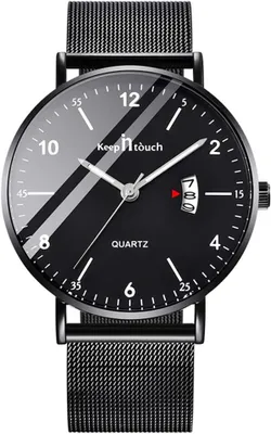 Produktbild von MICGIGI Herren Uhr – Wasserdichte Quarz-Uhr mit ultradünnem Edelstahl-Mesh-Gürtel-Armband – Elegante, stilvolle Armbanduhr für den täglichen Gebrauch