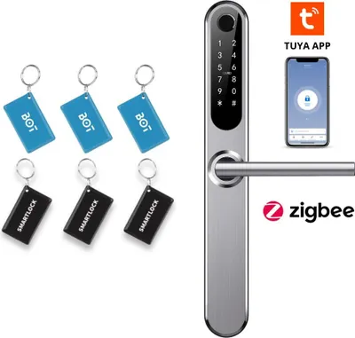 Produktbild von BOT Smart Griff Tuya H1 ZigBee silber