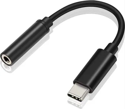 Productafbeelding van CHPN – USB-C naar AUX – Audio-adapter – inclusief DAC – 3,5 mm – Zwart – Converter – geschikt voor Apple – universeel
