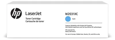 Produktbild von HP Toner W2031XC 415X Cyan Vertrag