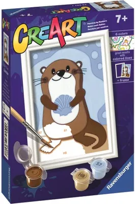 Zdjęcie produktu dla Ravensburger 236077 CreArt Cute Otter