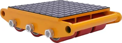 Produktbild von Maschinenhandhabungsrollen, 15T Tragfähigkeit, rutschfestes Design, Gelb