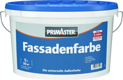 Produktbild von Primaster Fassadenfarbe 5 L weiß