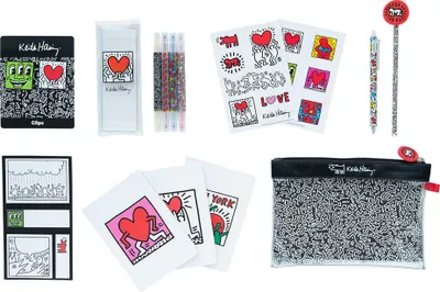 Produktbild von Erik Editores Keith Haring Schreinset Mehrfarbig Mehrfarbig One Size