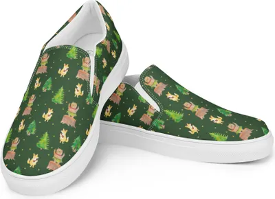 Produktbild von Mr. & Mrs. Panda Mokassins Damen Waldtiere Aloha Größe 36 1/2 - Grün - Geschenk, Espadrilles, Bär, Lustige Sprüche, Loafer, Slip-ons, Hase, Musik, Damenschuhe, Lachen
