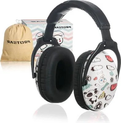 Immagine prodotto di Cuffie antirumore per bambini con attenuazione acustica di 28 dB, pieghevoli e comode, per bambini da 1 a 18 anni