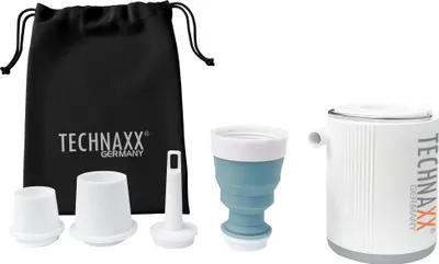 Produktbild von Technaxx TX-261, Schlauchboote, 180 l/min, Akku, 1360 mAh, 1,5 h, 13,5 W