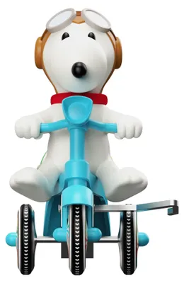 Zdjęcie produktu dla Figurka z serii Peanuts Super Cycles: Snoopy Flying Ace, 13 cm