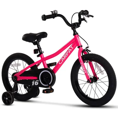 Produktbild von Velors Kinderfahrrad 12 14 16 Zoll Kinderfahrrad für 3-7 Jahre 1 Gang Kettenschaltung Mädchen Jungen Fahrrad Bike mit Stützräder ab 3 Jahre