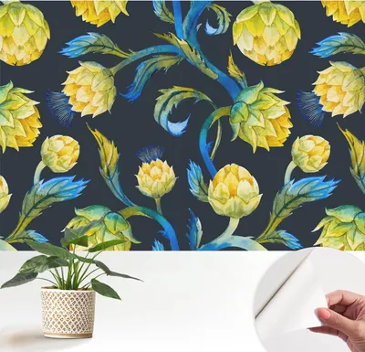 Produktbild von Fototapete selbstklebend - 152x104 cm - Tapete - Wandtapete - Wandbilder - Klebefolie - Dekofolie - Tapete Folie - Wand - Dekoration - Wohnzimmer - Pflanzenvirtuose