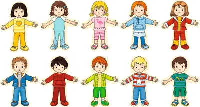 Produktbild von Anziehpuppenpuzzle Junge und Mädchen im Holzkasten