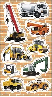 Produktbild von RANOK 51911 Baumaschinenaufkleber