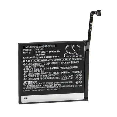Produktbild von vhbw Akku Ersatz für Nokia WT330 für Handy Smartphone Telefon (3000 mAh, 3,85 V, Li-Polymer)