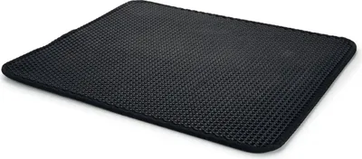 Produktbild von Beeztees Katzenstreu Doppelmatte - Katzentoilette - schwarz - 60x50x1 cm