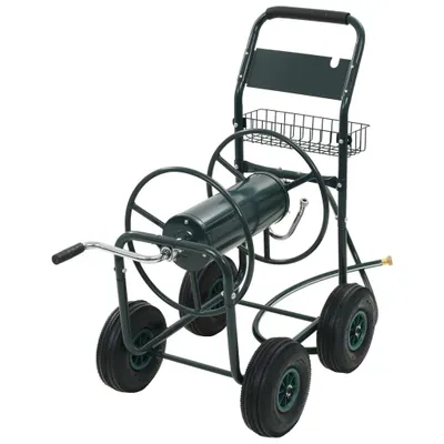 Produktbild von Gartenschlauchwagen mit 1/2" Schlauchanschluss 75 m Stahl