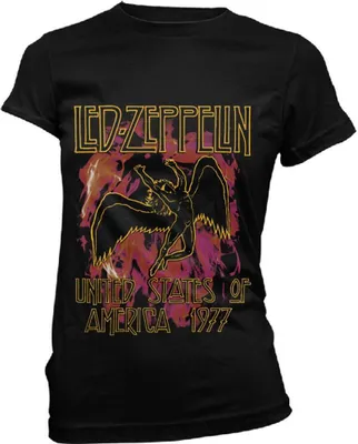 Obrázek produktu pro Led Zeppelin - dámské tričko RO998 (XXL) (černá)