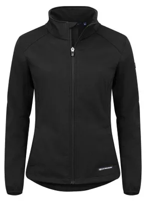 Productafbeelding van Cutter & Buck - "Oak Harbor" softshell jas voor dames, model ET395 (maat L), kleur zwart