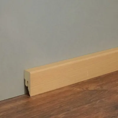 Produktbild von Sockelleiste / Fußleiste / Bodenleiste Taverone-3 (73030) - Buche lackiert