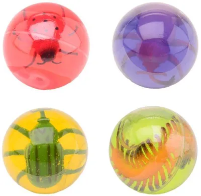 Produktbild von Johntoy Putty Kugel Spielzeug mit Insekt - 12 Stück - Schleim