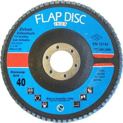 Produktbild von Fächerschleifscheibe K 60 Normalkorund 115 x 22,2 mm