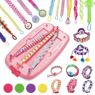 Image de Solidchoice - Kit de fabrication de bracelets d'amitié à faire soi-même pour enfants