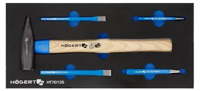 Image de Solidchoice - Coffret d'outils de 5 pièces avec insert en EVA
