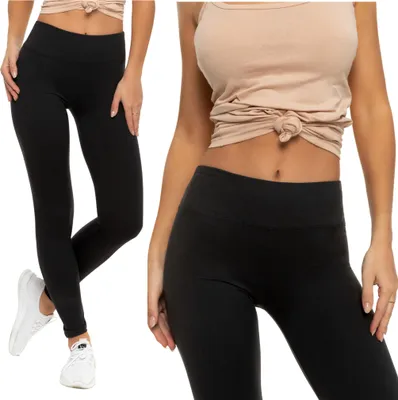 Produktbild von Blickdichte Leggings mit hoher Taille, klassisch, weich, bequem, MORAJ S/M