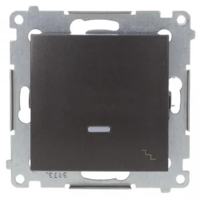 Zdjęcie produktu dla Kontakt-Simon DW6L.01/48, Plastik, Antracyt, IP20, IP44, 250 V, 10 A, 75 mm