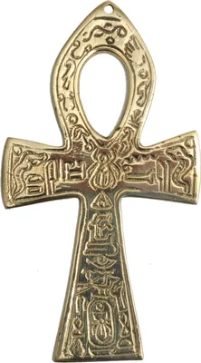 Produktbild von Ankh-Symbol, Messing 11 cm