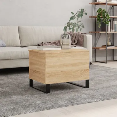 Produktbild von Möbel Couchtisch Sonoma-Eiche 60x44,5x45 cm Holzwerkstoff - Couchtische 830959