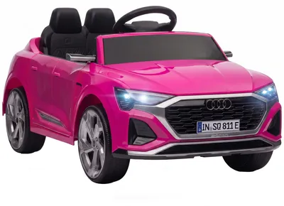 Produktbild von Kinder Elektroauto, 12V Kinderauto mit Fernbedienung und 2 Motoren, Sanftanlauf, 4-Rad-Federung, LED-Scheinwerfern, Hupe und Musik