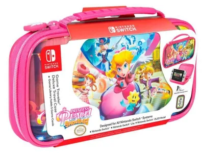 Produktbild von Bigben Interactive PPST100, Cover, Nintendo, Pink, Nintendo Switch, Nintendo Switch Lite, Nintendo Switch OLED, Reißverschluss, 265 mm