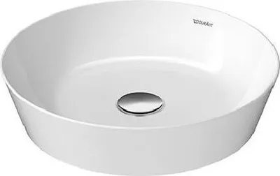 Produktbild von Duravit DU Aufsatzbecken Cape Cod 430mm Weiß Seidenmatt,o.Überlauf,o.Hahnlochbank,WG
