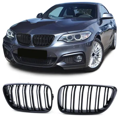 Produktbild von Sportgrill Schwarz Glanz für BMW 2er F22 / F23 Coupe / Cabrio 2014-2016