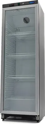 Produktbild von Maxima - Gastro Kühlschrank - 400 l - Schwarz - mit Glastür