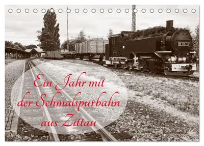 Produktbild von Ein Jahr mit der Schmalspurbahn aus Zittau (Tischkalender 2027 DIN A5 quer), CALVENDO Monatskalender