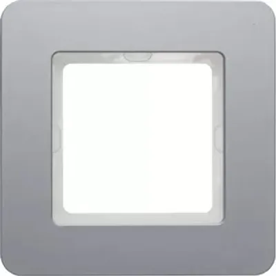 Immagine prodotto di HAGER BERKER Q.7 Cornice singola in alluminio 10116074