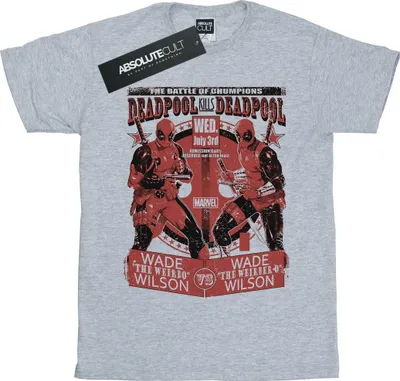 Produktbild von Marvel - "Vs Deadpool" T-Shirt für Herren BI22761 (XXL) (Grau)