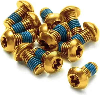 Produktbild von Reverse M5x10 Torx Bremsscheiben Disc Befestigungsschrauben (12er Set) gold