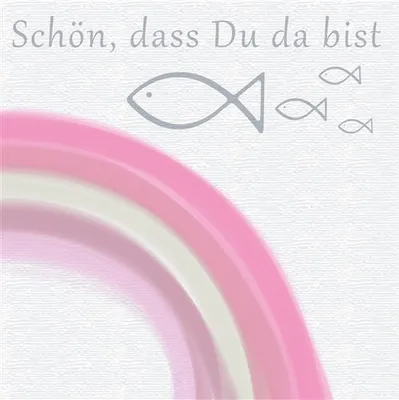 Produktbild von RP 20 Servietten Rainbow fishes rose - rosa 33x33cm