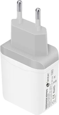 Produktbild von Leotec Smartphone-ladegerät Mit Schnellladefunktion 3a 18w Weiß  Weiß One Size