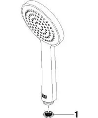 Produktbild von DORNBRACHT 28015979-39 Handbrause SERIENNEUTRAL 28015979